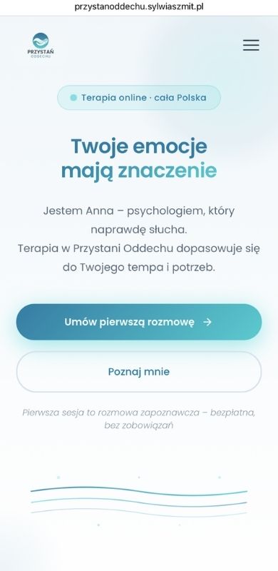 Przystań Oddechu — Wersja na telefon